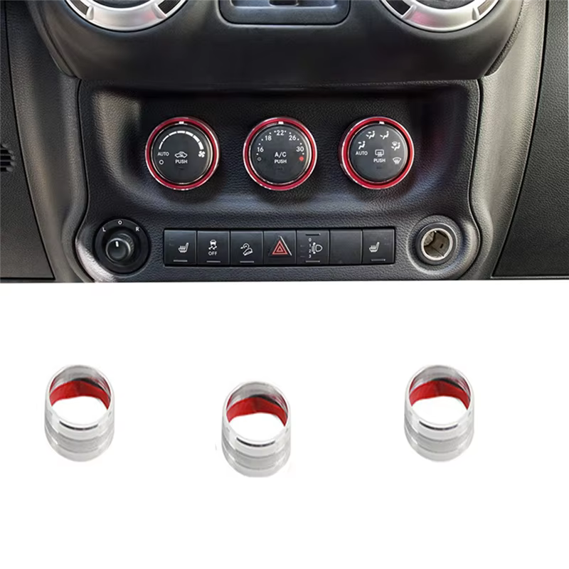 Kit Molduras Interior AB56 para Jeep Wrangler JK 2007-2017