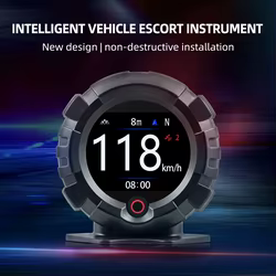 X95 HUD GPS con velocímetro e inclinómetro digital para coche
