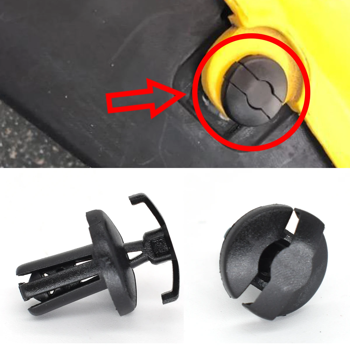 Remaches de plástico para carenado Honda CB1300, VFR800 y CBR - imagen 5