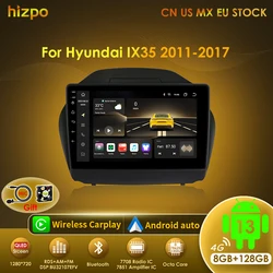 Hizpo Autoradio 2 Din con CarPlay WiFi – Hyundai Tucson IX35 2011-2017