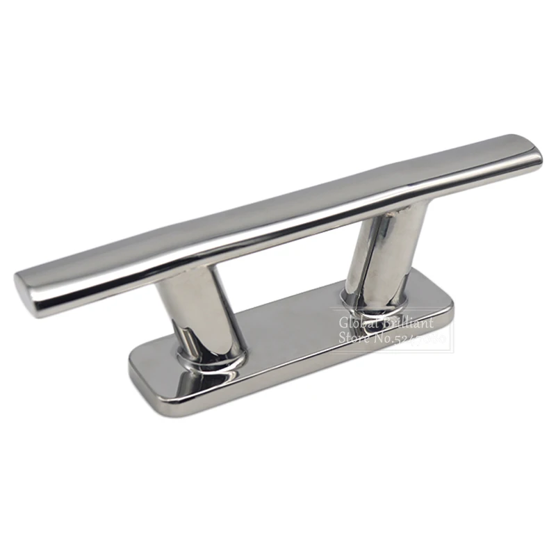Cornamusa de amarre acero inoxidable 316 base hueca – Barco yate - imagen 2