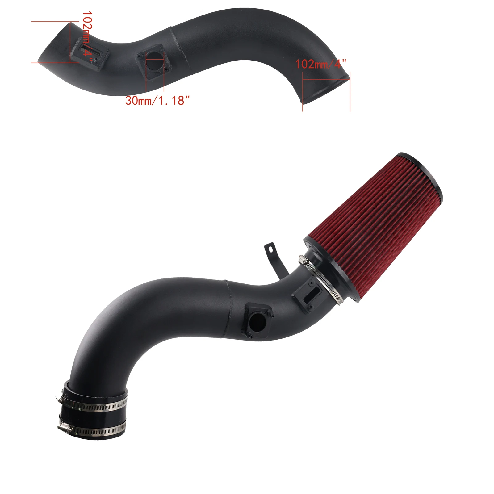 Entrada de Aire Frío Diésel con Filtro para Chevy GMC 2013-2016 - imagen 2