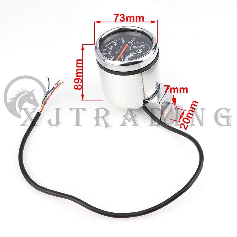 Velocímetro analógico 36/48 V para ATV, quad y scooter eléctrico - imagen 5