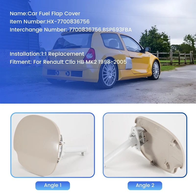 Tapa de depósito Renault Clio MK2 1.2 16V - imagen 4