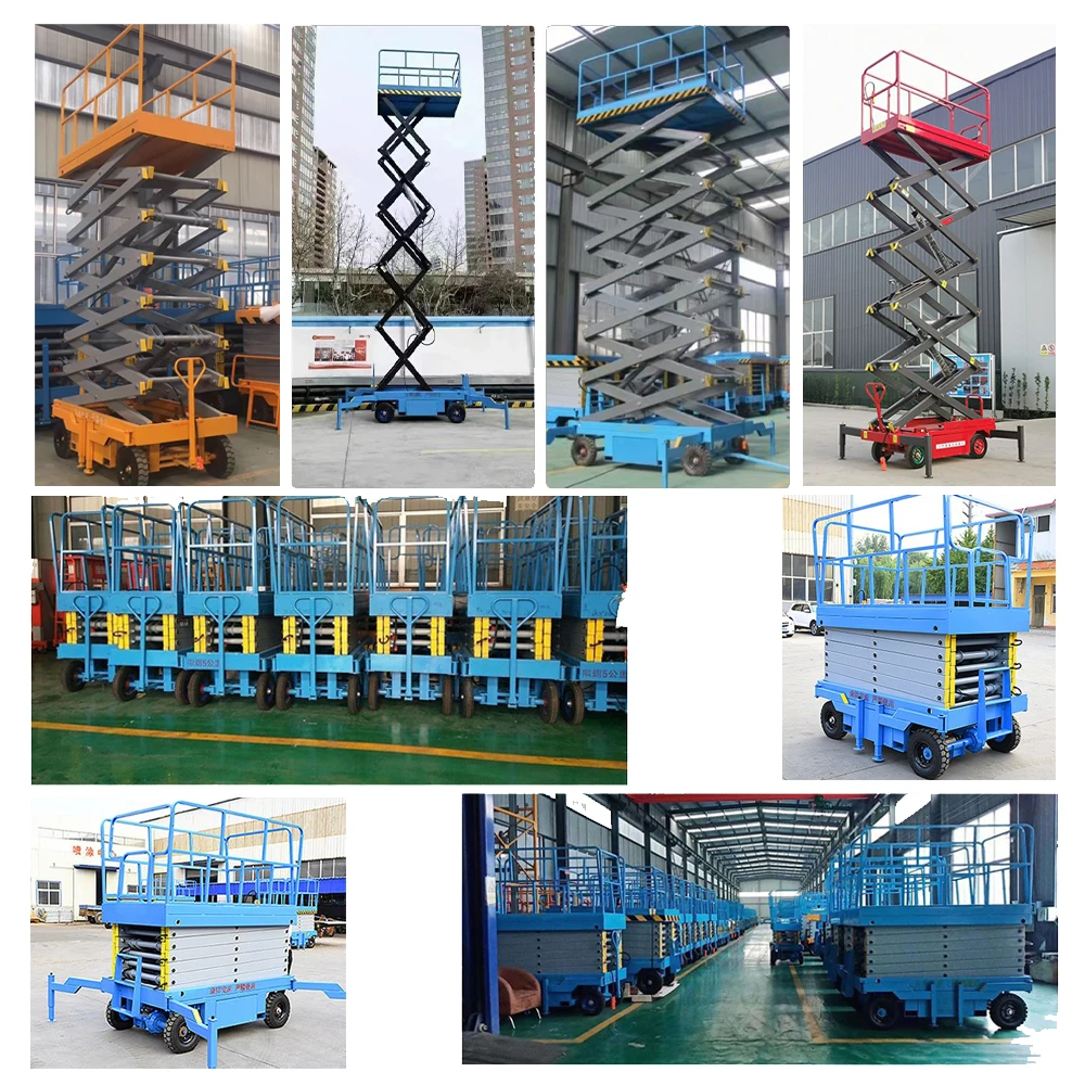 Elevador de Tijera Móvil 10m con 4 Ruedas - Motor DC - imagen 5