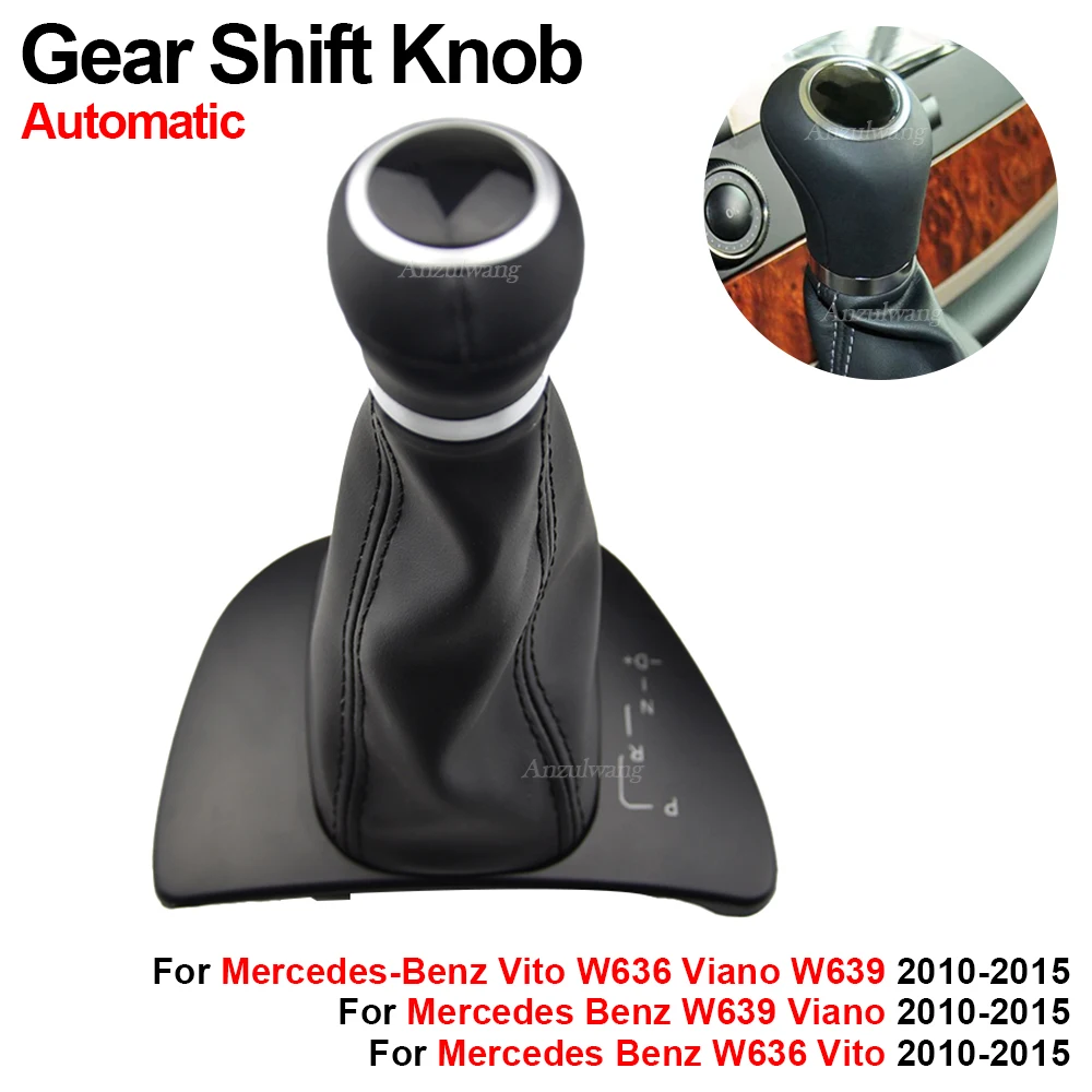 Mercedes-Benz Palanca de cambios con bota para Vito W636 y Viano W639 - imagen 2
