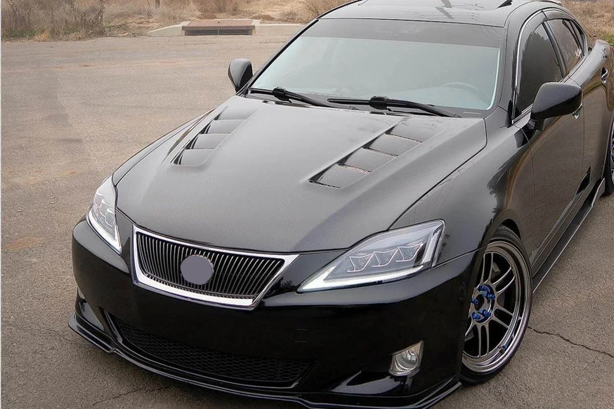 Capó fibra carbono Lexus IS250 IS300 2006-2013 - imagen 2