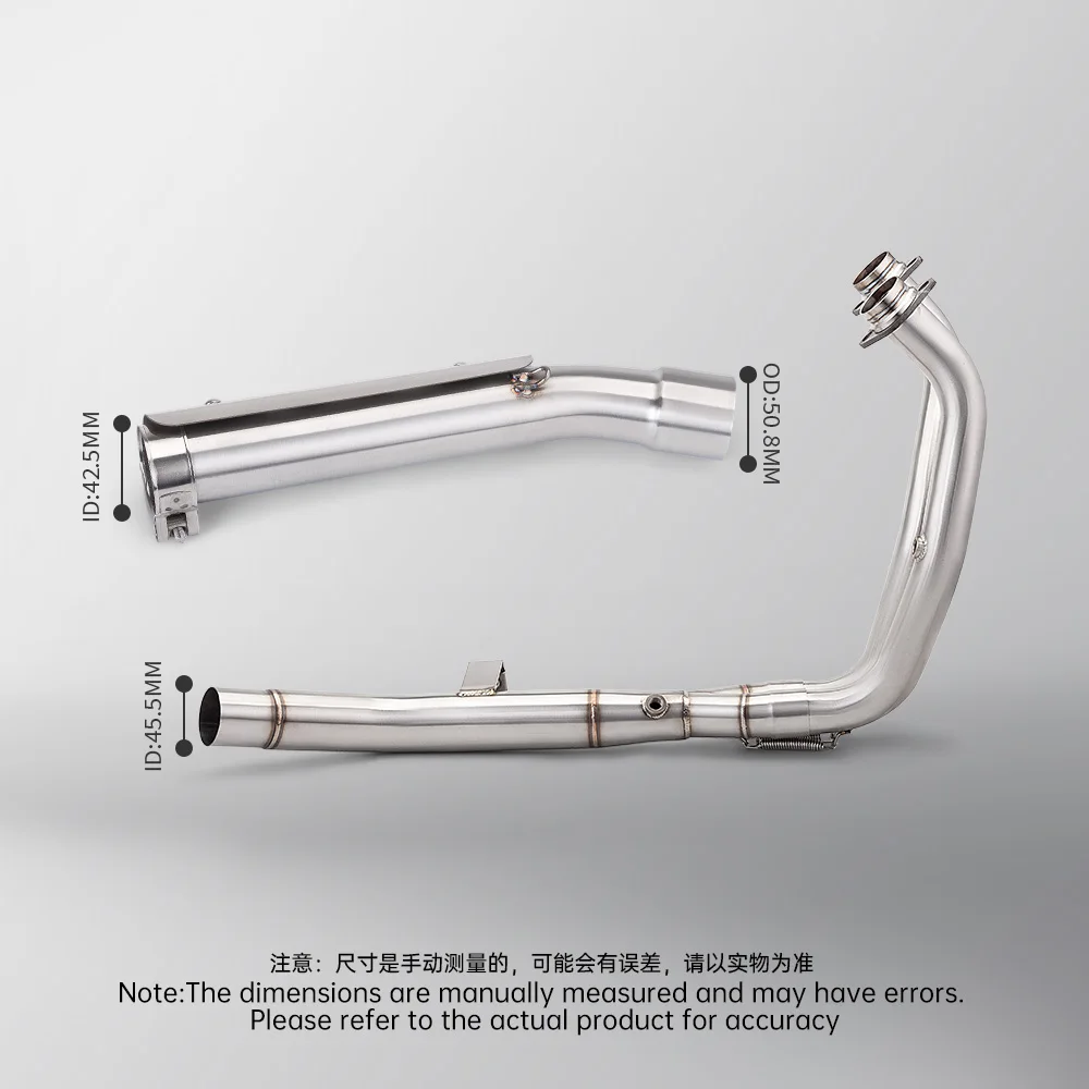 Para Tenere 700 2025-silenciador de Escape de motocicleta con protector térmico Slip-On tubo de enlace medio Escape para rendimiento mejorado - imagen 5