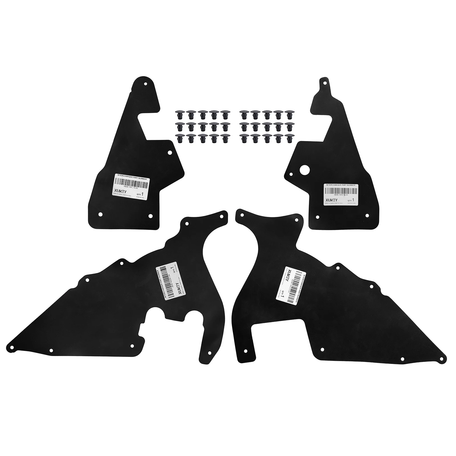 Protectores de guardabarros de goma para Ford Ranger y Everest 2011-2023 - imagen 5