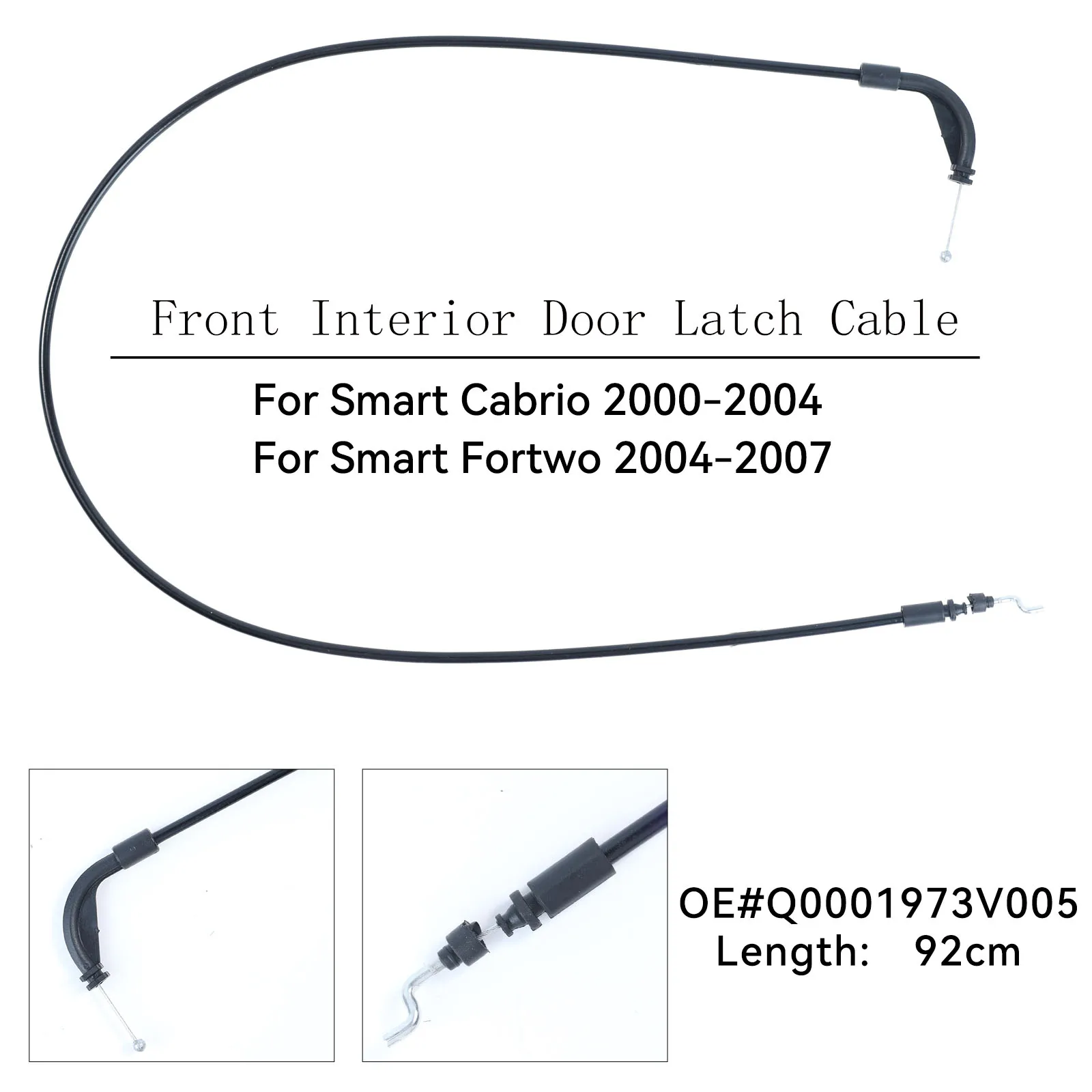 Cable de apertura de puerta interior Smart Fortwo 450 Cabrio/Coupé - imagen 2