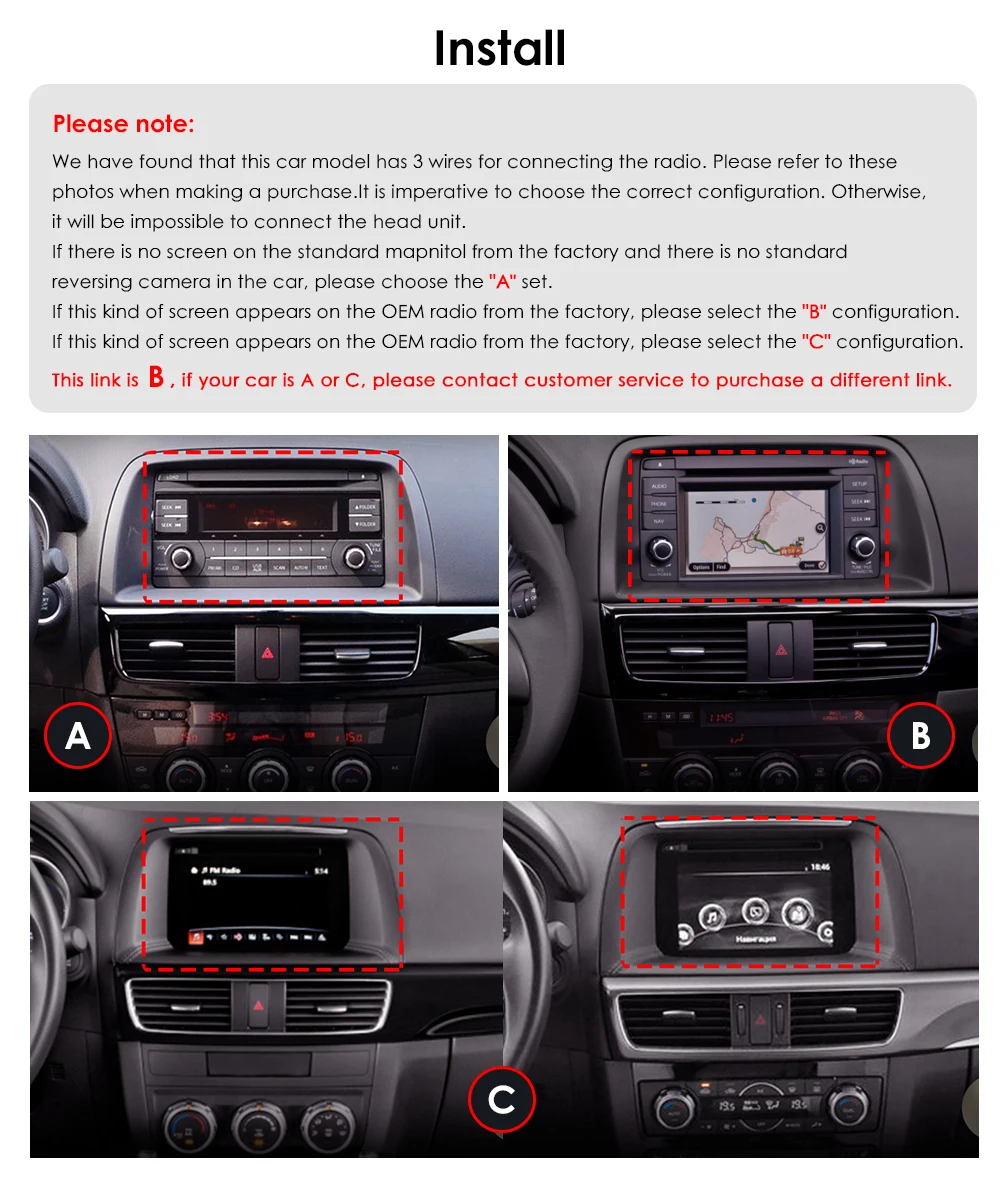Radio Android Auto para Mazda CX-5 2012-2015 con CarPlay y cámara 360 - imagen 2
