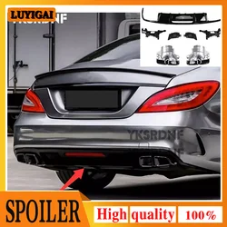 Difusor Labio Trasero Negro Mercedes-Benz CLS W218 2012-2017