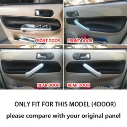 Panel reposabrazos puerta microfibra VW Jetta Bora 2002-2006