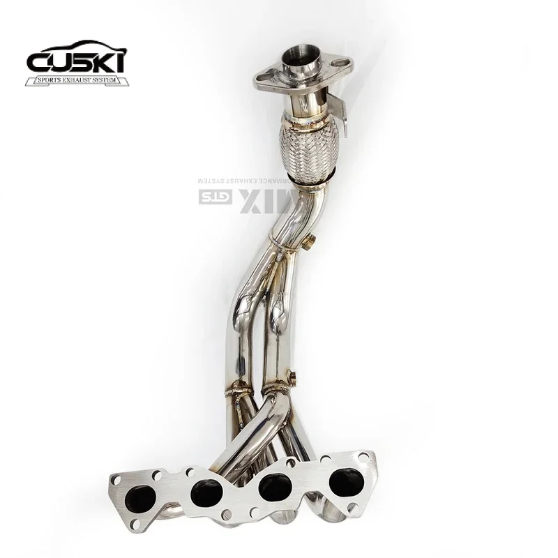 Colector de escape de rendimiento de carreras adecuado para sistema de escape de accesorios de escape de acero inoxidable Citroen C2 1,4 1,6 2006-2016 - imagen 2