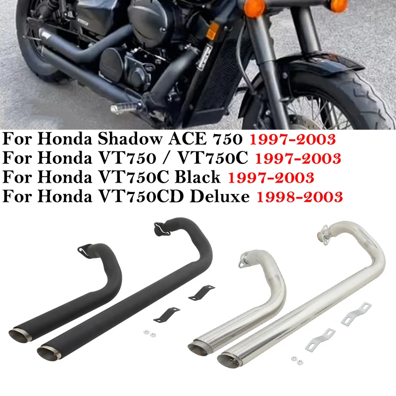 Escape completo negro para Honda Shadow 750 VT750C/VT750CD 1997-2003