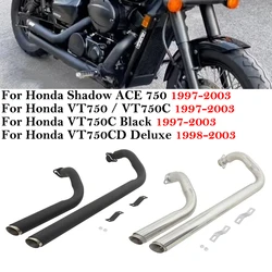 Escape completo negro para Honda Shadow 750 VT750C/VT750CD 1997-2003