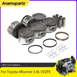 Juego de pistones y anillos para motor Toyota 5VZ-FE gasolina DOHC
