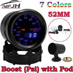 Manómetro turbo digital AD 52 mm con sensor – 0-30 PSI