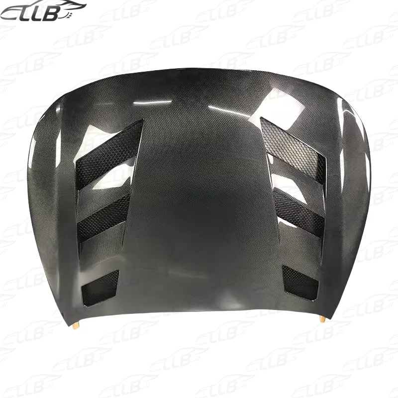 Para Infiniti G37 G37X G37S piezas de sedán de 4 puertas capó de motor delantero de fibra de carbono capó ventilado - imagen 3