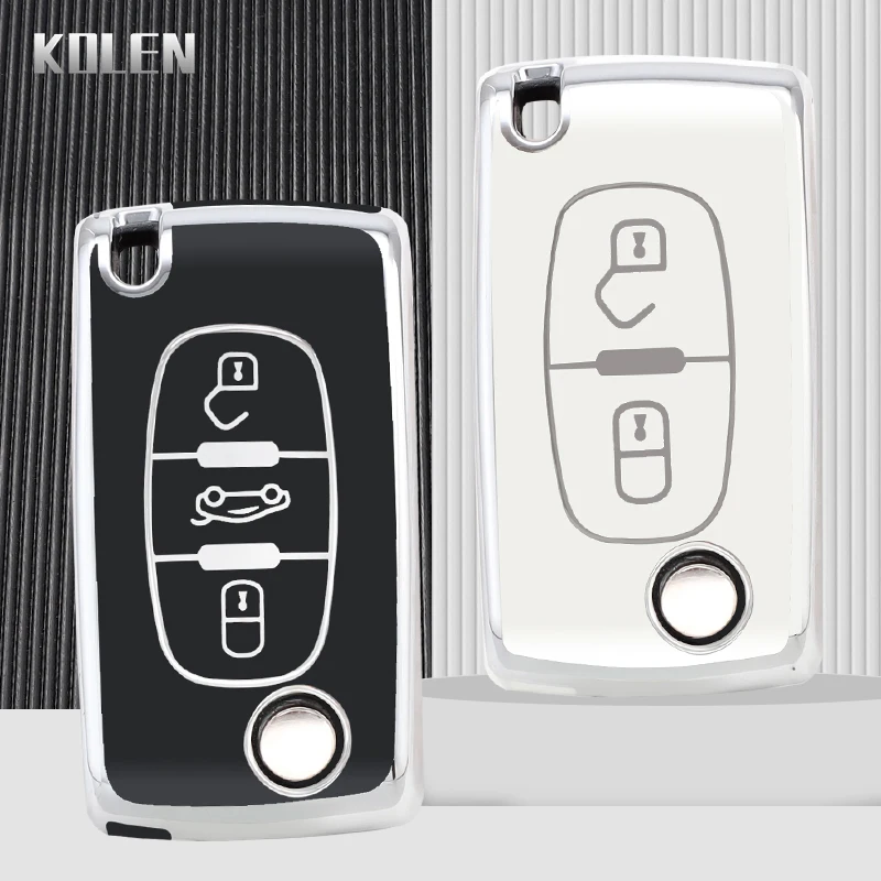 Funda protectora de TPU para llave Peugeot y Citroën - imagen 3