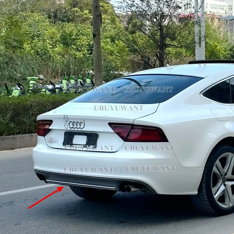 Difusor trasero carbono con alerón labio para Audi A7 2011-2014 - imagen 5