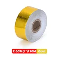 2.5cm 10Meter Gold