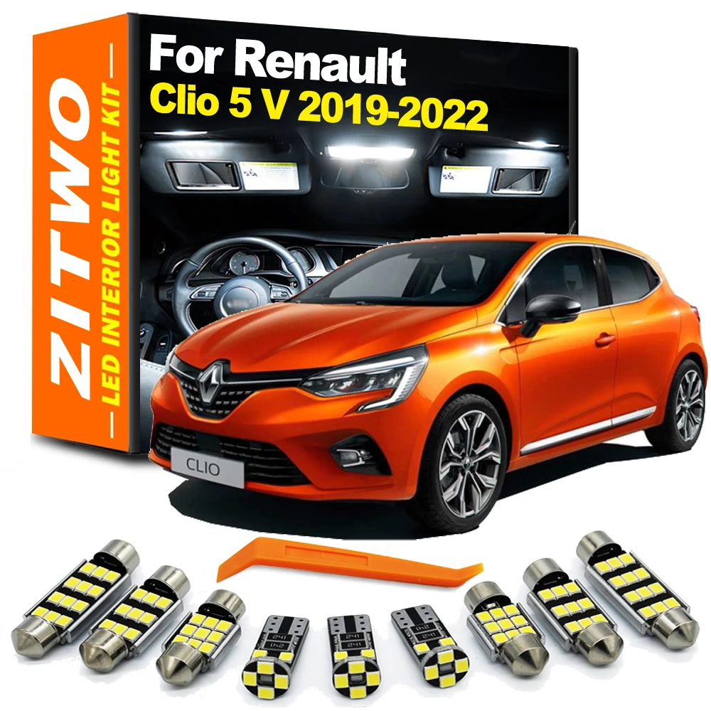 Kit LED interior Canbus sin errores Zitwo – Renault Clio 5 MK5 2019-2023
