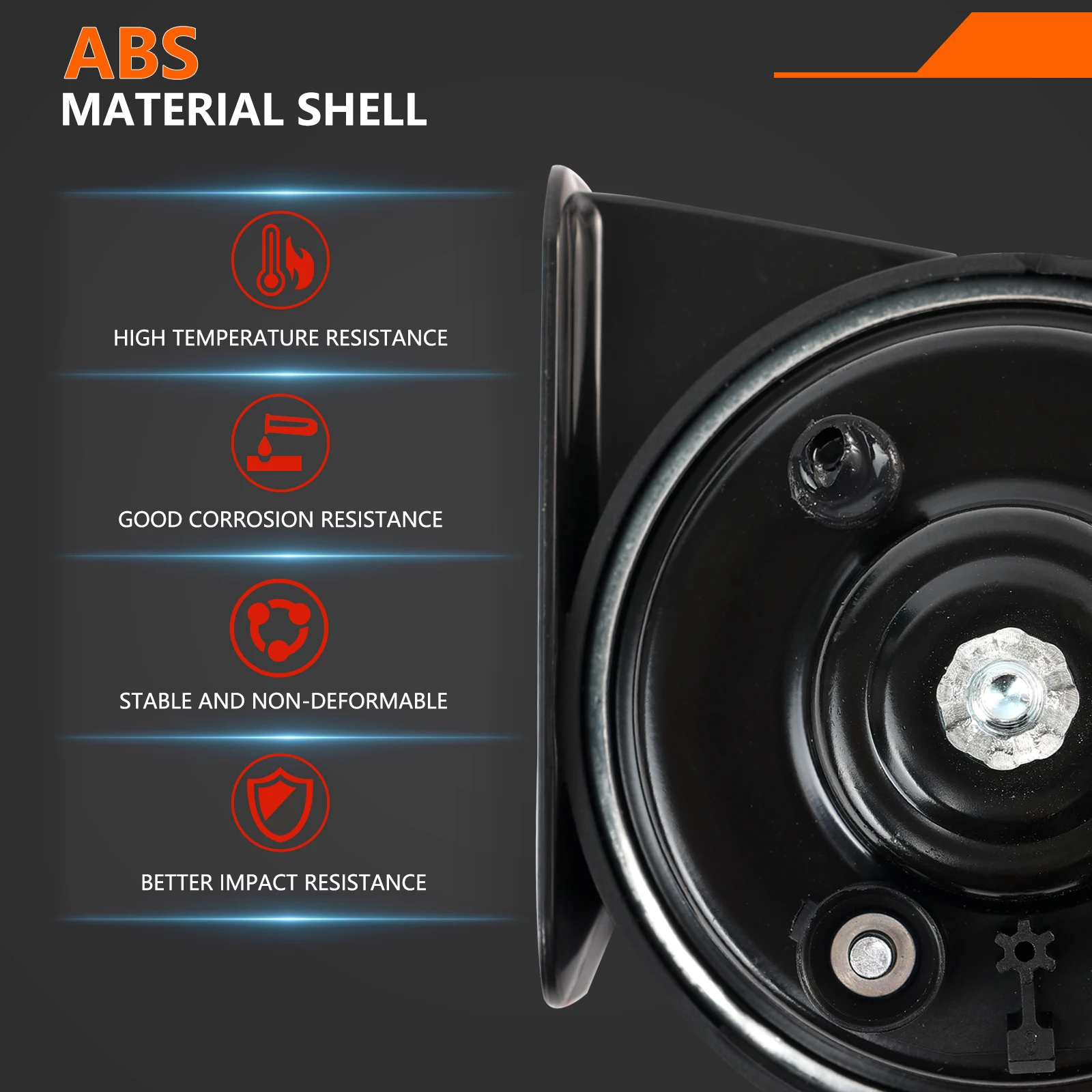 Bocina Rallye doble impermeable 12V – VW Audi Skoda - imagen 5
