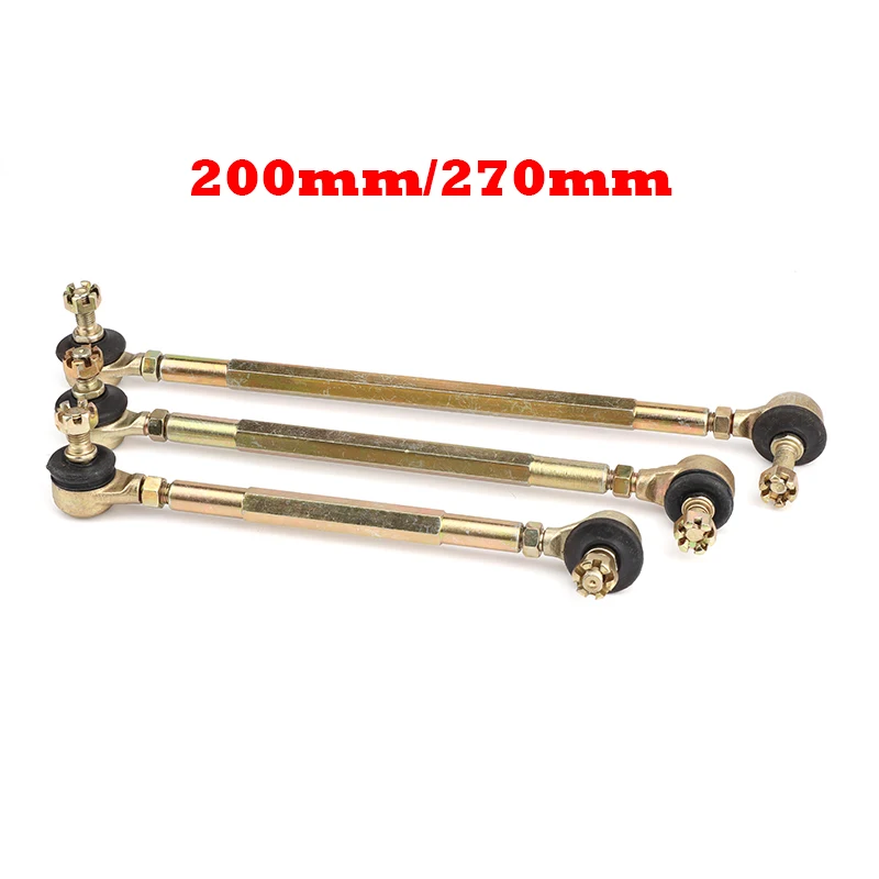 Eje de dirección M10 ajustable 200-270mm para kart y ATV 4 ruedas