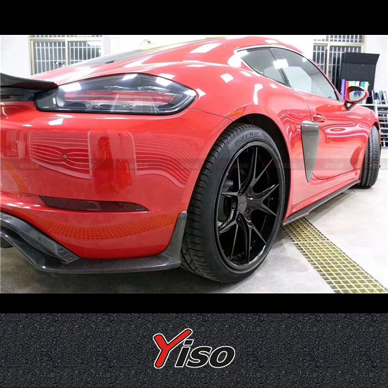 Falda lateral de fibra de carbono – Porsche 718 Cayman/981 Boxster - imagen 4
