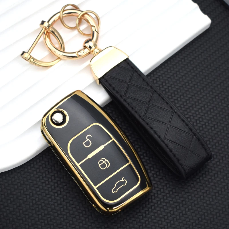 Funda llave coche TPU para Ford Fiesta Focus Kuga Mondeo - imagen 3