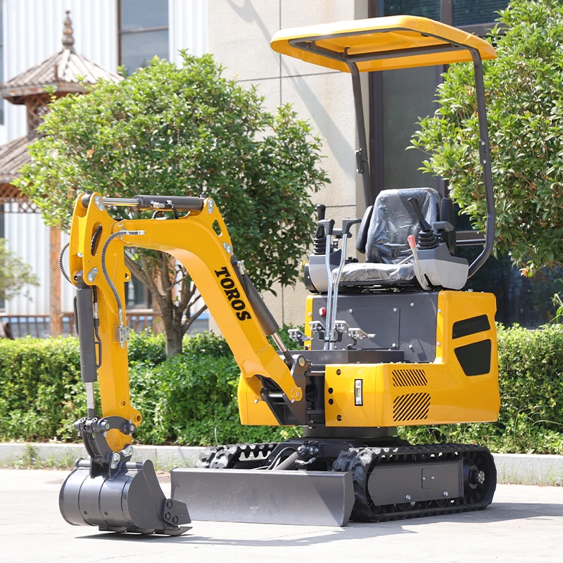 Microexcavadora diésel nueva compacta – miniescavadora retro obra