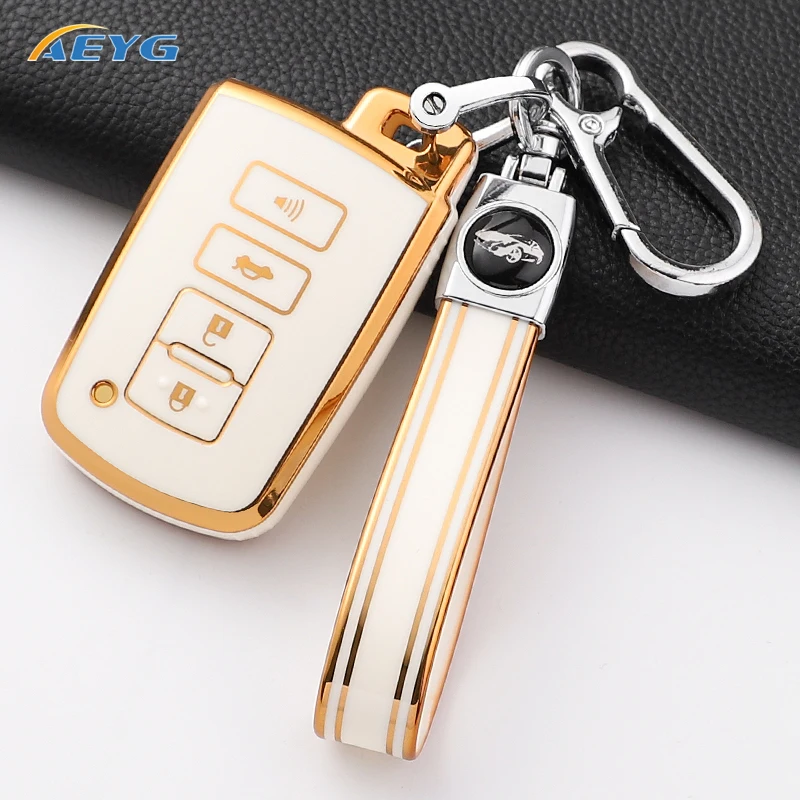 Funda de llave TPU con 4 botones para Toyota Camry, Corolla y RAV4 - imagen 3
