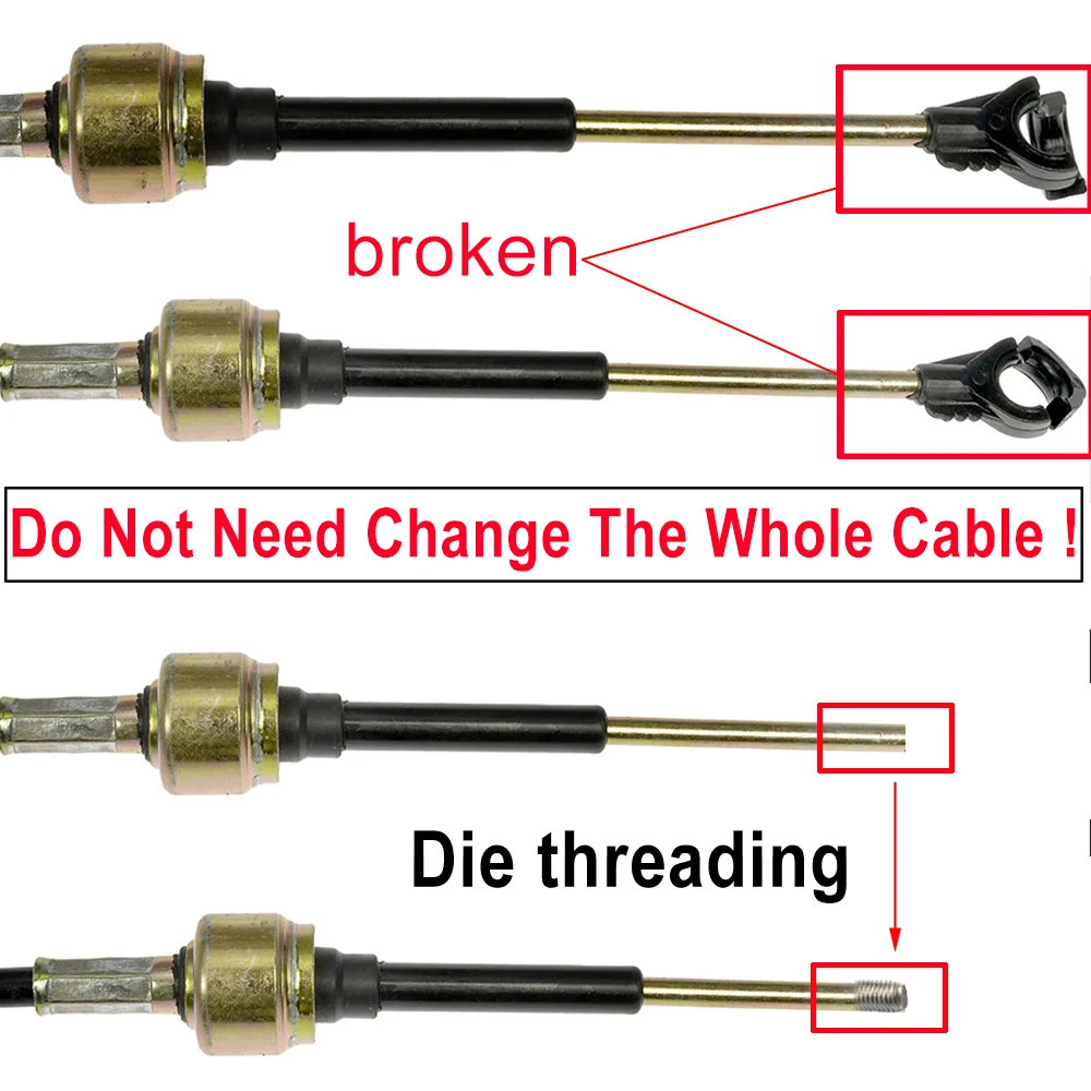 Para Rav4 Yaris Sienna Highlander Corolla Avalon Camry Cable de cambio de marchas ojal enlace caja de cambios palanca Selector casquillo final - imagen 3