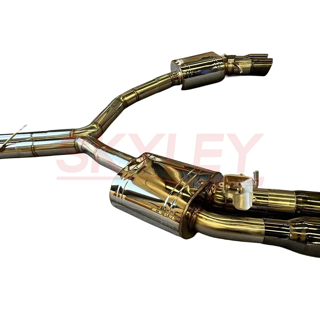 Escape cat-back de titanio para Audi S8 D4 4.0 TFSI V8 - imagen 2