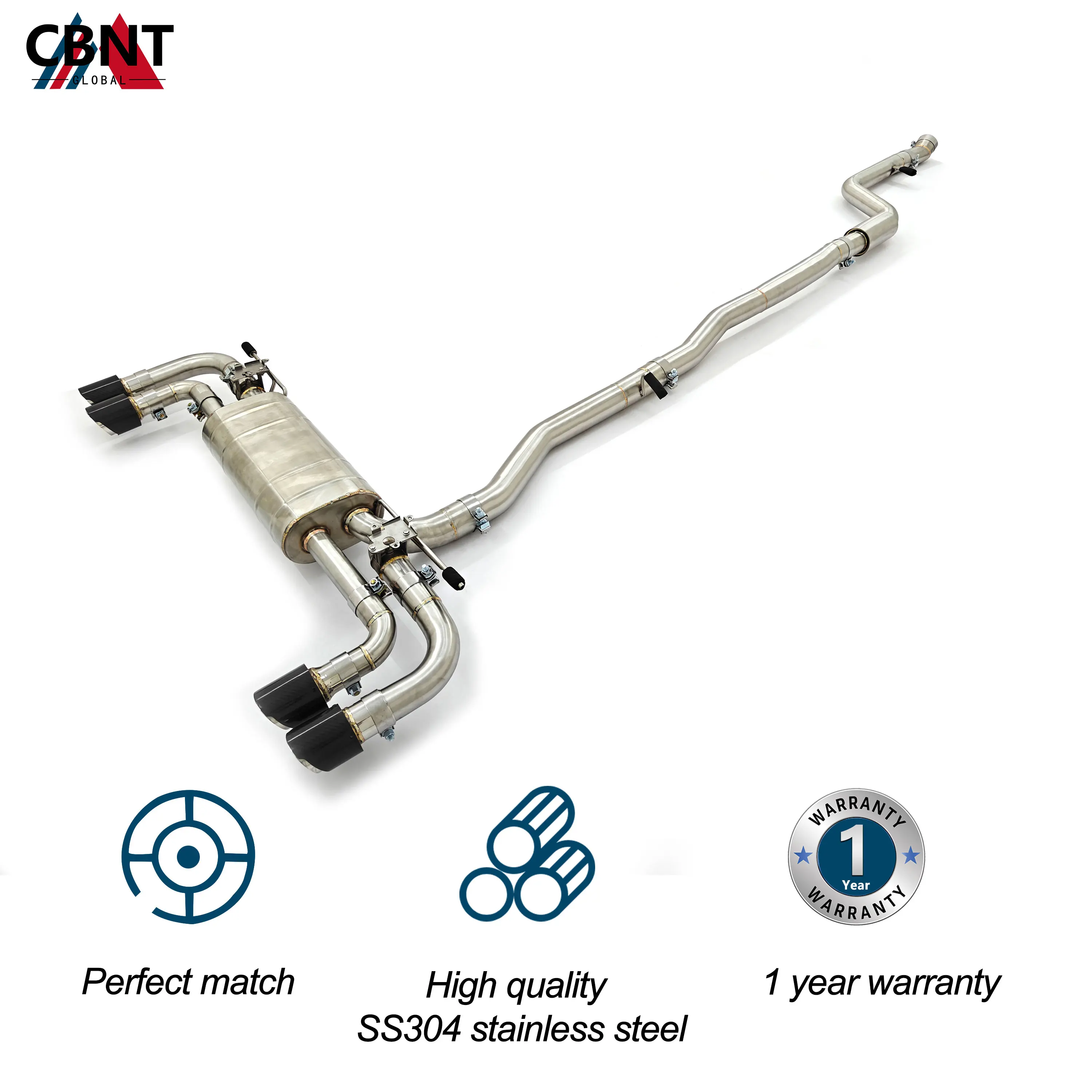 Escape cat-back Valvetronic CBNT para BMW Serie 5 G30/G38 - imagen 2