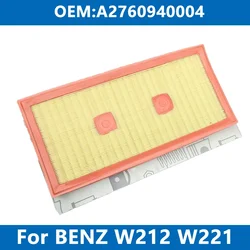 Filtro de aire de motor Mercedes A2760940004 – W204 W212