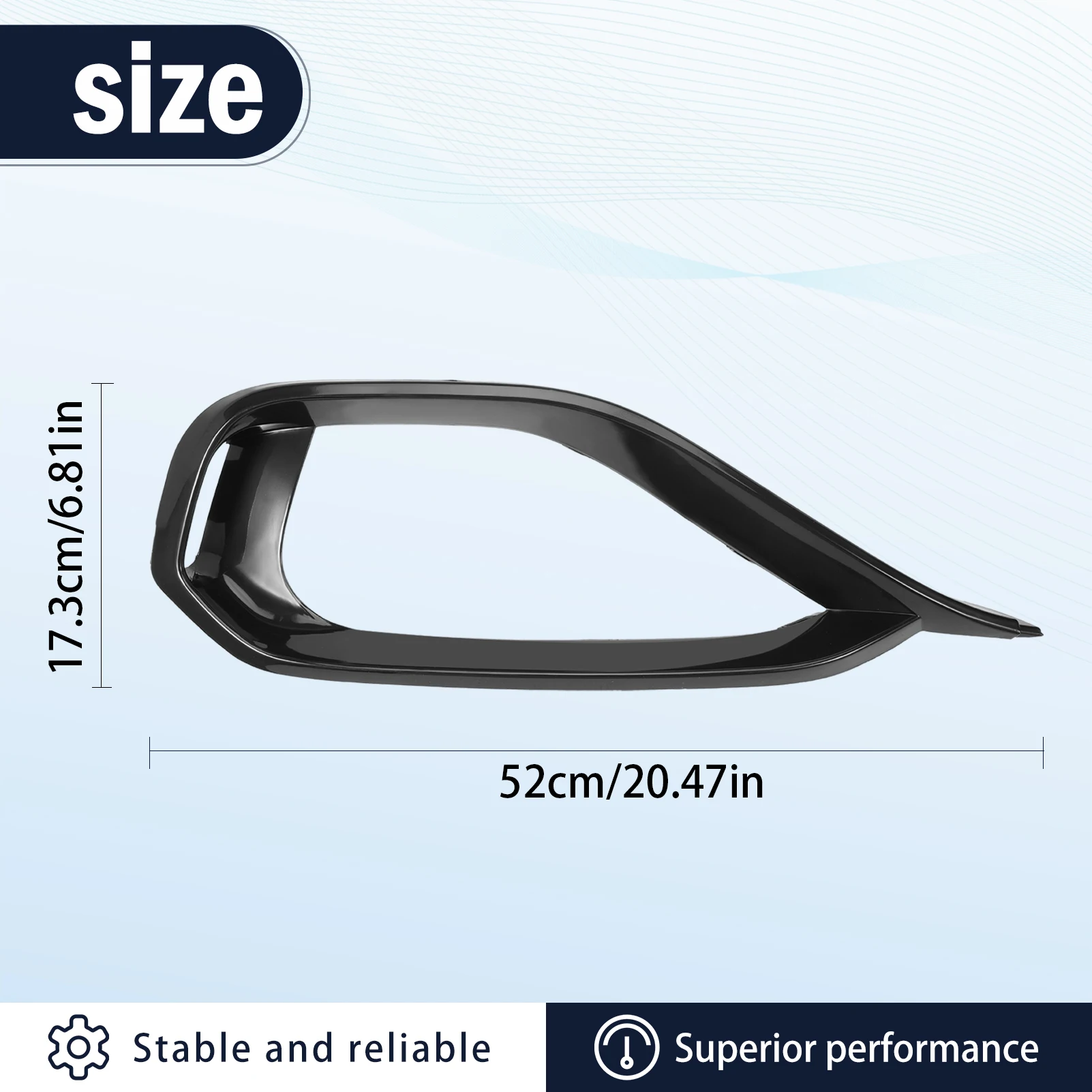 51117294839 2 uds cubierta embellecedora de luz antiniebla delantera para 428i/435i 2014-2016, 430i/440i 2017-2018, M4 2015-2017 51117294840 - imagen 5