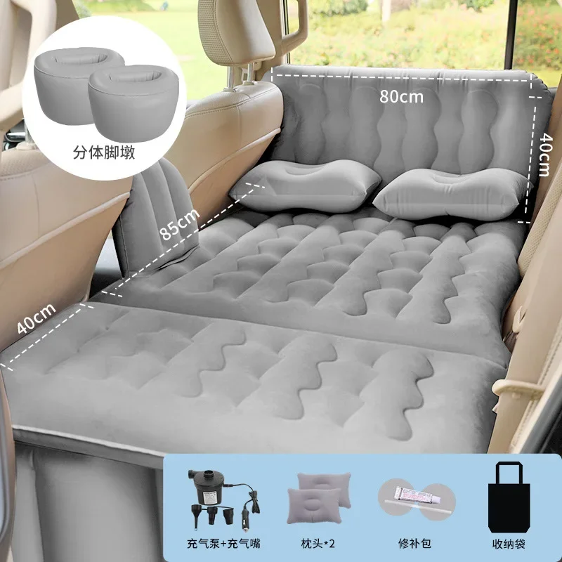 Colchón inflable para coche – cama viaje plegable asientos traseros - imagen 5