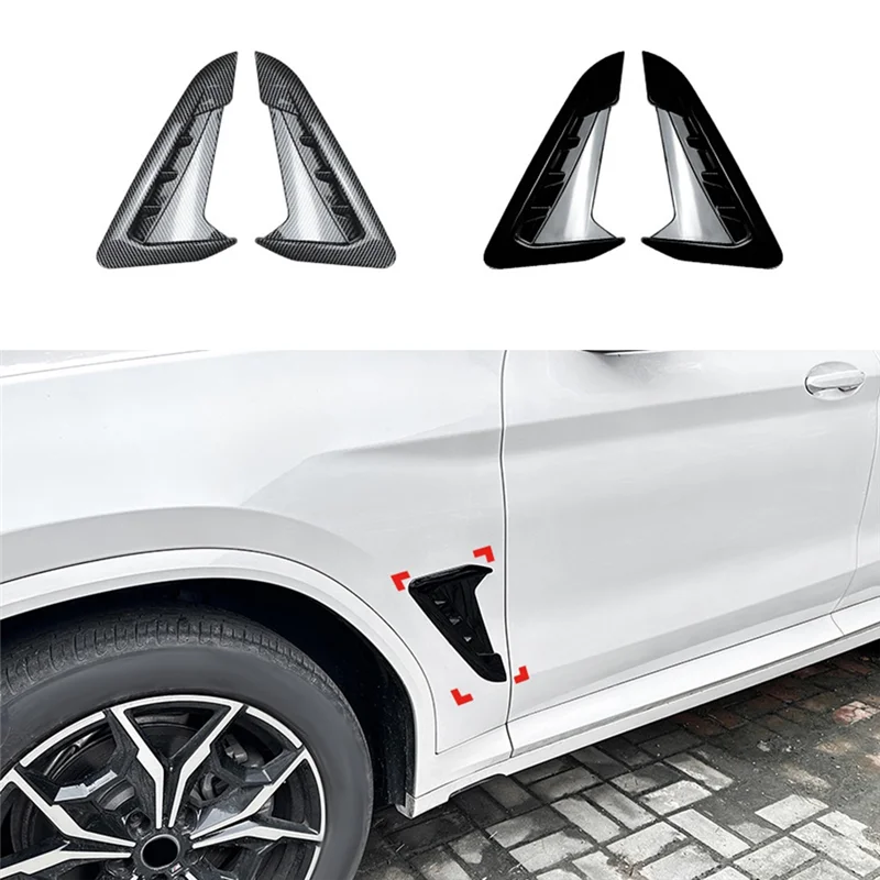 AEF3-Car embellecedor salida de aire ventilado negro brillo BMW X3/X4 - imagen 3