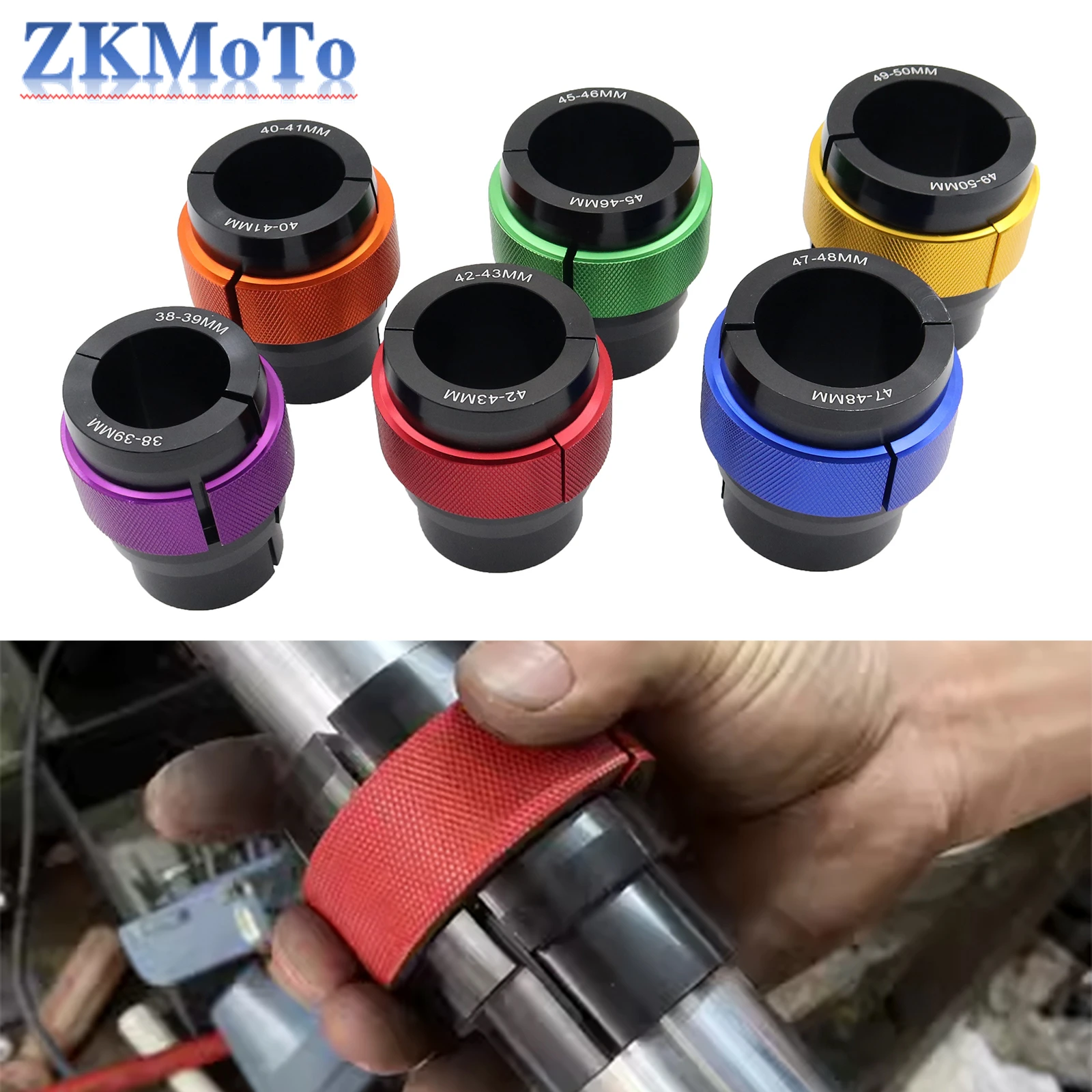 Instalador de retenes de horquilla universal 38-50 mm para moto