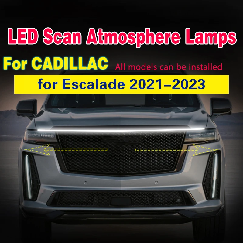 Luces LED DRL Cadillac Escalade 2021-2023 flexibles impermeables