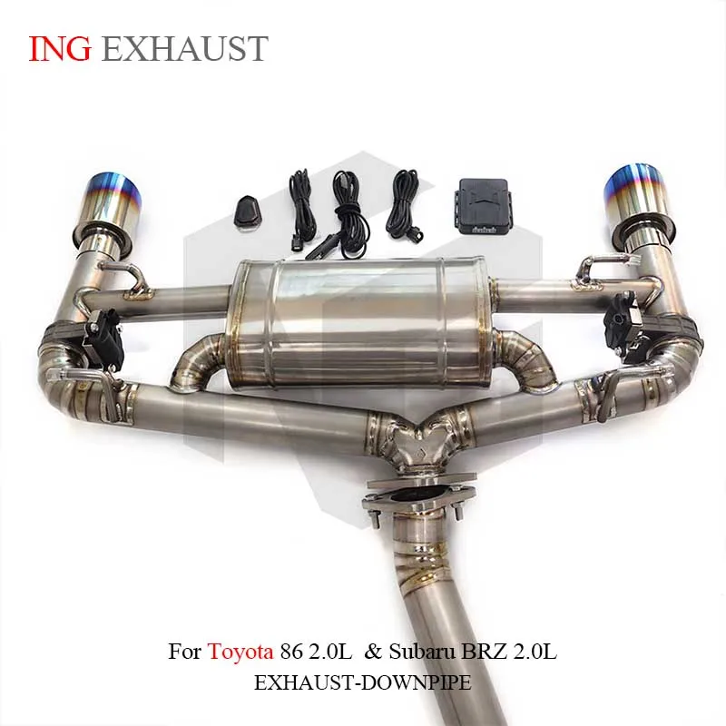 Escape de titanio ING para Toyota 86 y Subaru BRZ 2.0 - imagen 4