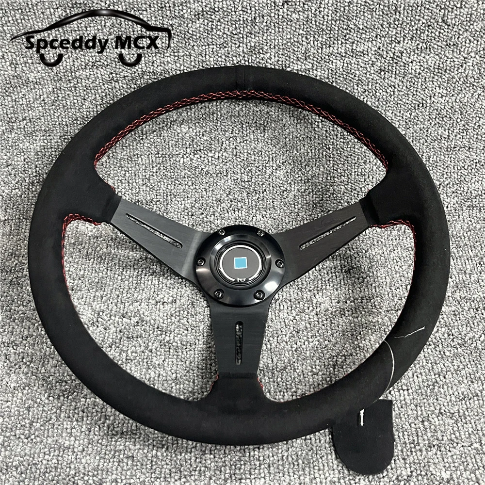 Volante deportivo Spceddy MCX de gamuza y cuero - imagen 2