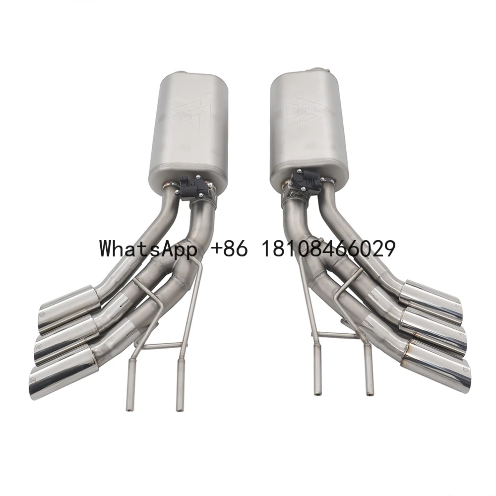 Sistemas de escape de rendimiento hechos en China Catback con válvula de escape con control remoto para Mercedes Benz G500 G550 G63