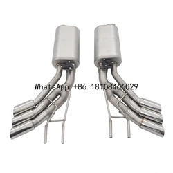 Sistemas de escape de rendimiento hechos en China Catback con válvula de escape con control remoto para Mercedes Benz G500 G550 G63