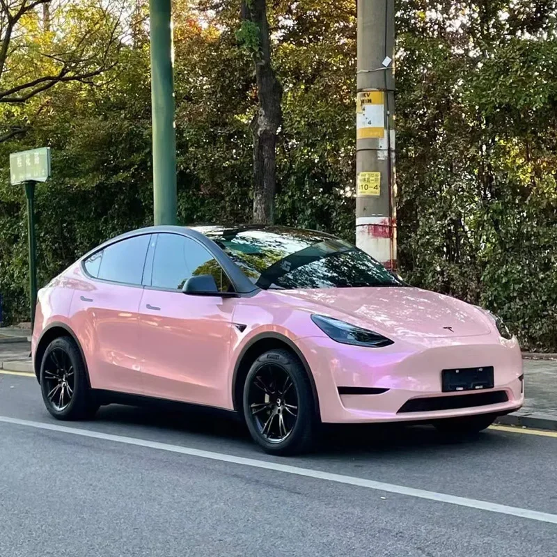 Vinilo cambio de color rosa melocotón – Rollo autoadhesivo para coches