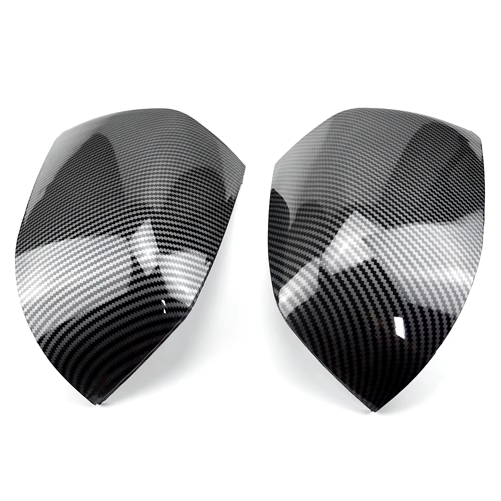 Carcasas de retrovisor Ford Focus 2005-2008 carbono negro brillante - imagen 3