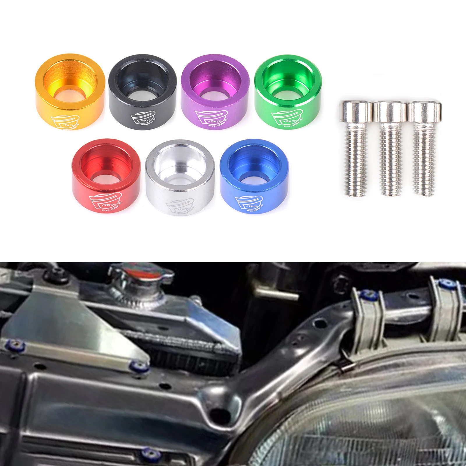 Kit completo de pernos y arandelas JDM