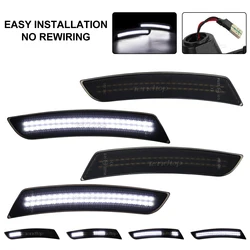 Intermitente LED rojo ámbar para Chevy Camaro 2016-2023